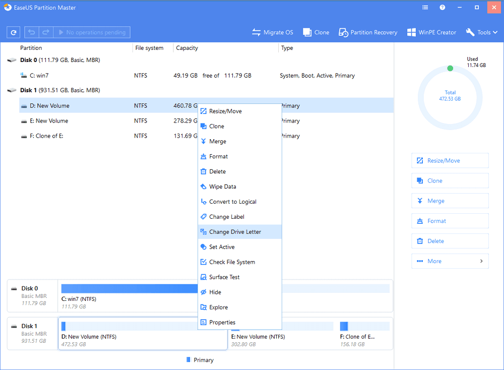 تغيير حرف محرك الأقراص لإصلاح مشكلة محرك أقراص فلاش USB غير معروف