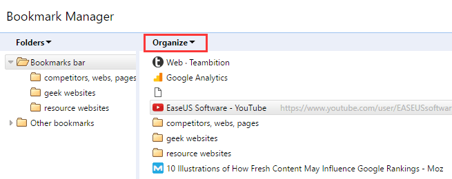 كيفية استعادة الإشارات المرجعية في Chrome