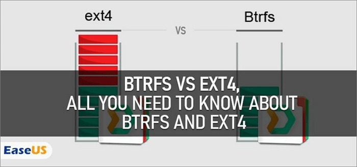 ext4 مقابل btrfs