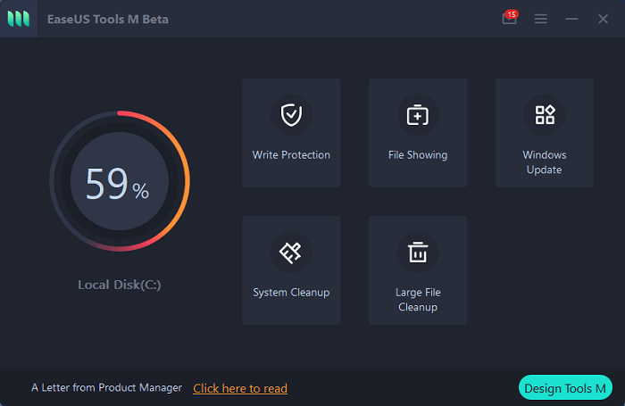 حدد محرك الأقراص وتحقق من خطأ نظام الملفات