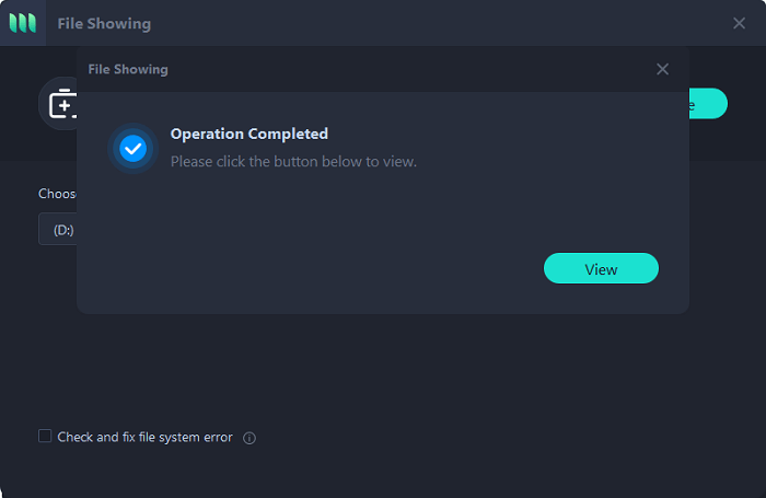 الخطوة 3-إظهار الملفات المخفية
