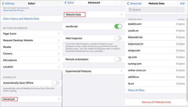 استعادة سجل chrome على iphone