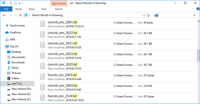 استعادة الملفات التي مغطىها