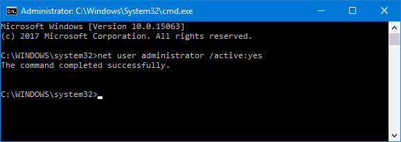 استعادة استخدام ملفات التعريف على نظام التشغيل Windows 10.