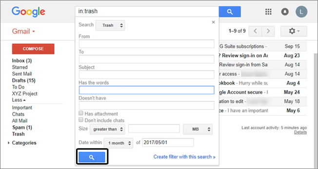 كيفية استعادة رسائل البريد الإلكتروني المحذوفة نهائيًا من Gmail من الخادم