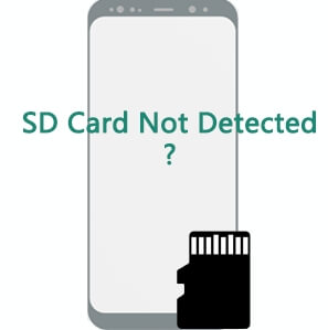 لم يتم الكشف عن بطاقة SD في Android