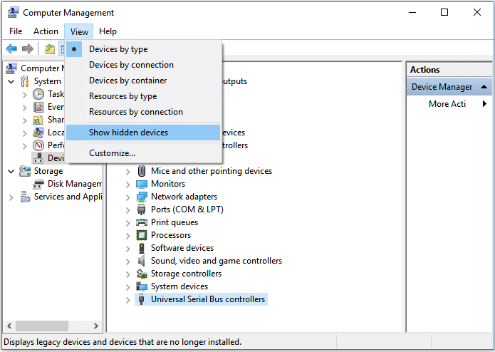 إظهار الجهاز المخفي لجعل الكمبيوتر يتعرف على القرص الصلب الخارجي wd