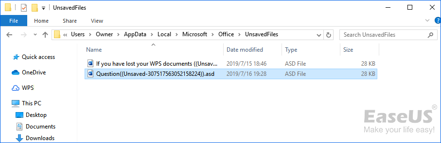 استعادة الملف Word الذي تنسي حفظه