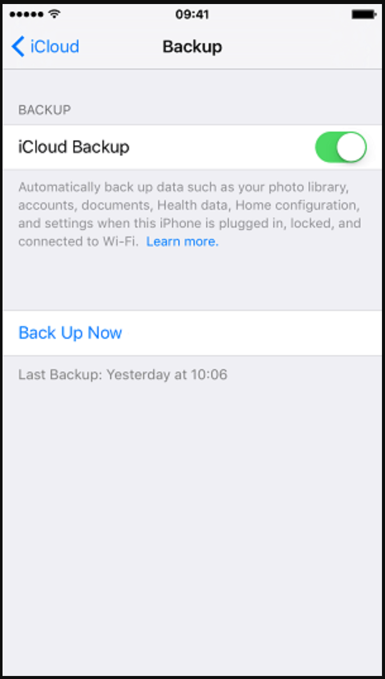 كيفية عمل نسخة احتياطية من iPhone باستخدام iCloud