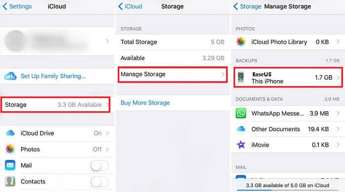 استعادة iPhone من iCloud Backup