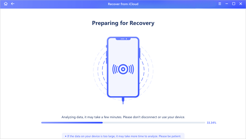استعادة البيانات من iCloud6