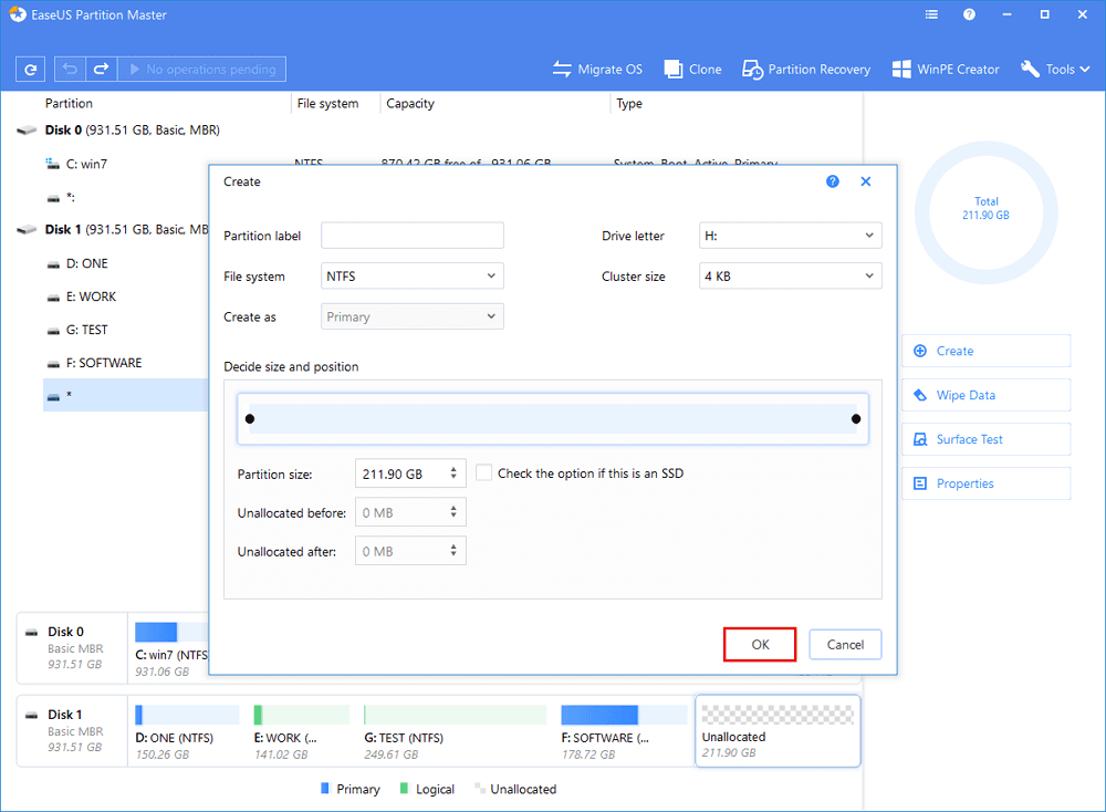 قم بإعداد قسم جديد