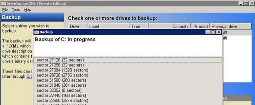free hard drive cloning software - DriveImage XML